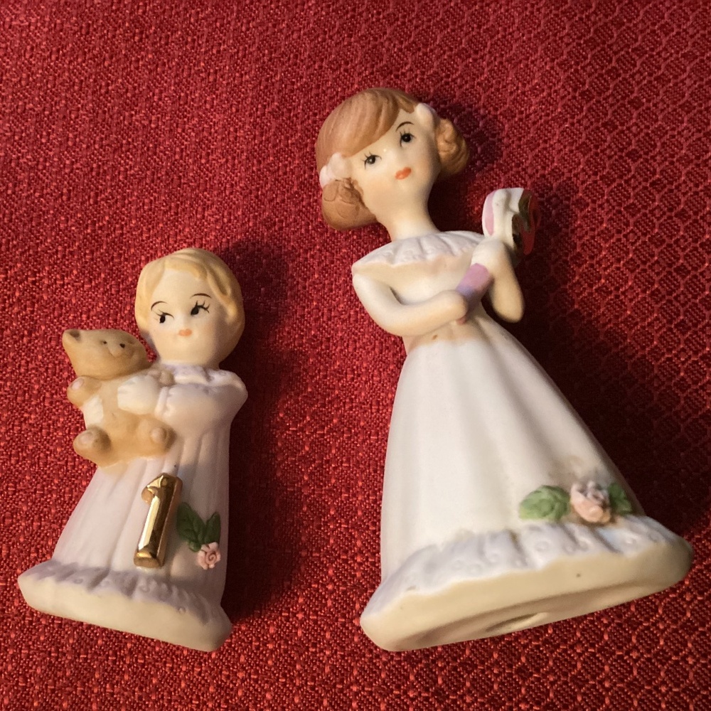 Growing Up Birthday Girl figures # 1and 5